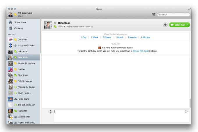 Download Skype for Mac