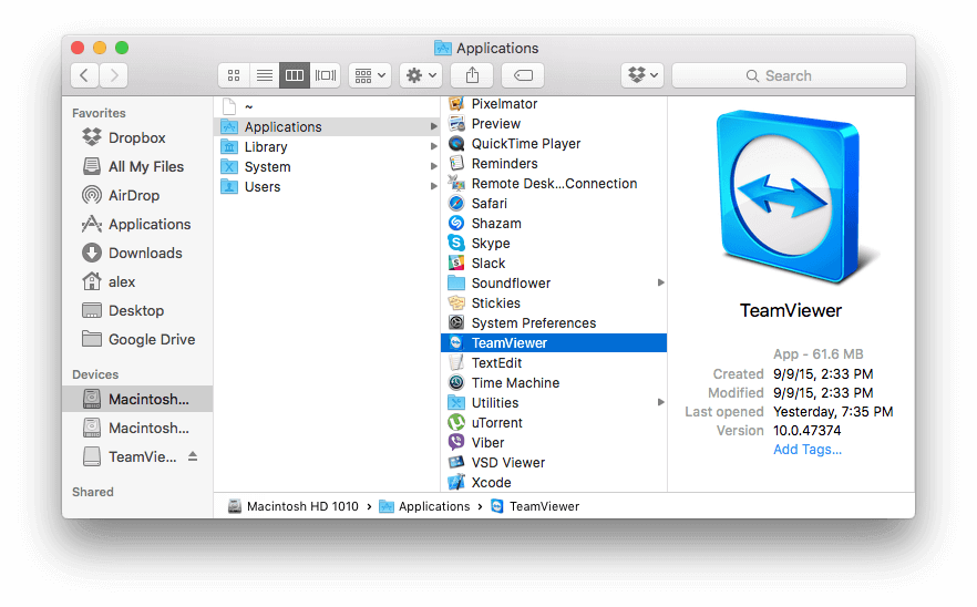how to download teamviewer on mac