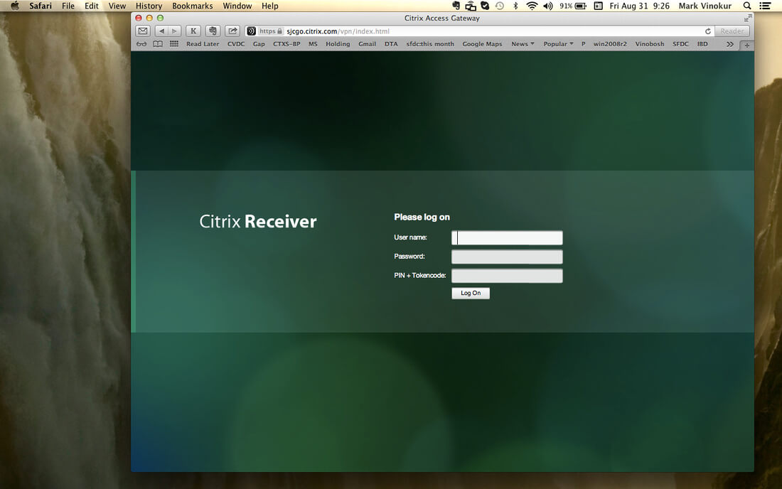 how to set up vpn with citrix on mac